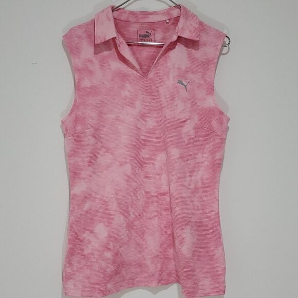 𝅺PUMA dry cell pink small sleeveless athletic shirt - Picture 1 of 7